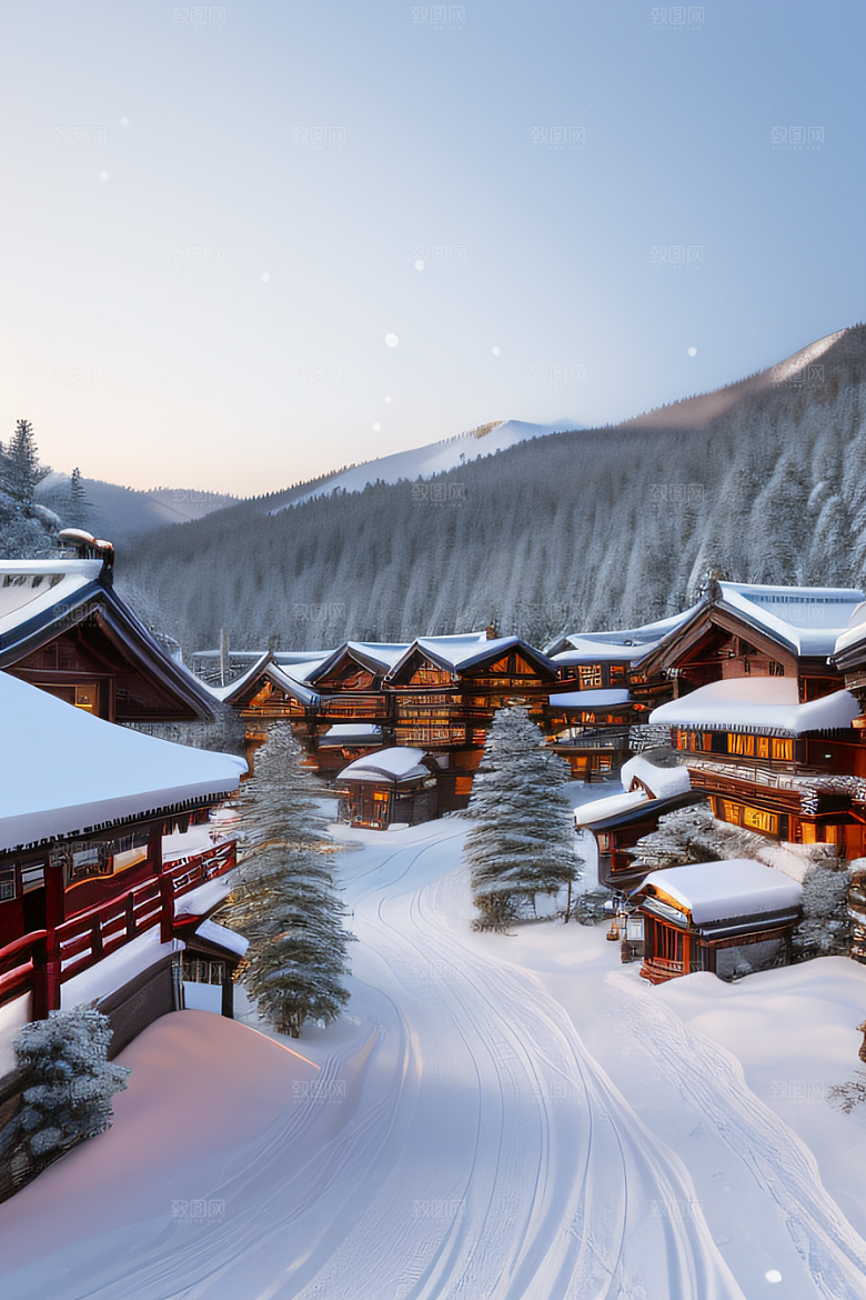 中国雪乡冬日游览的理想之地