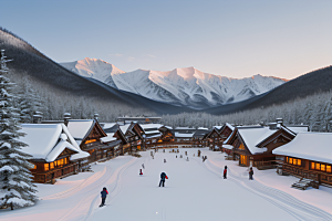 中国雪乡冬日游览的理想之地