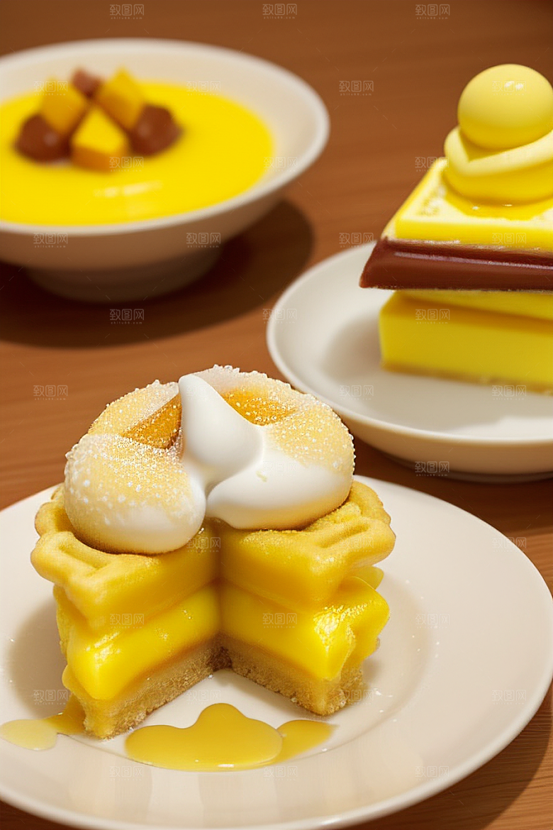 美味的港式甜品满足味蕾