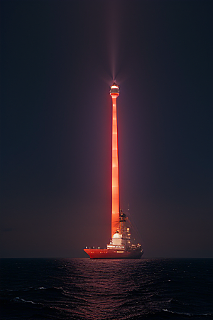 海上灯塔的导航作用
