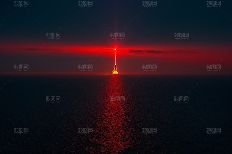 灯塔摄影的美丽瞬间