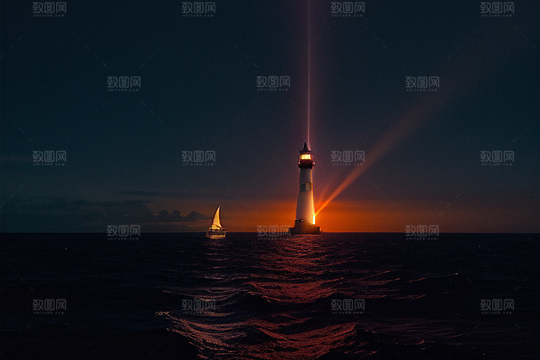 海上灯塔的导航作用