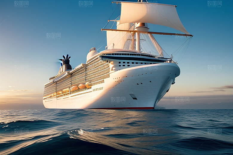 游轮海上航行的浪漫之旅
