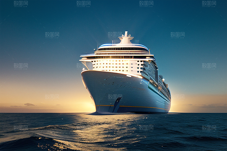 游轮海上航行的浪漫之旅