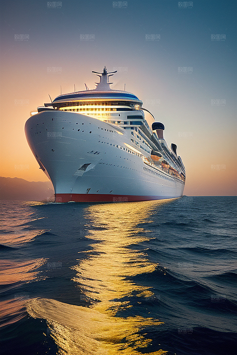 游轮海上航行的浪漫之旅