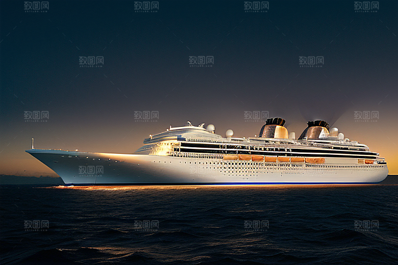 游轮海上航行的浪漫之旅