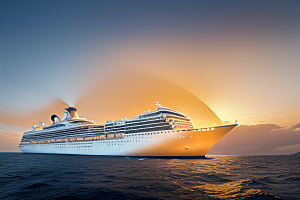 游轮海上航行的浪漫之旅