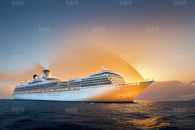 游轮海上航行的浪漫之旅