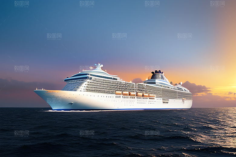 游轮海上航行的浪漫之旅