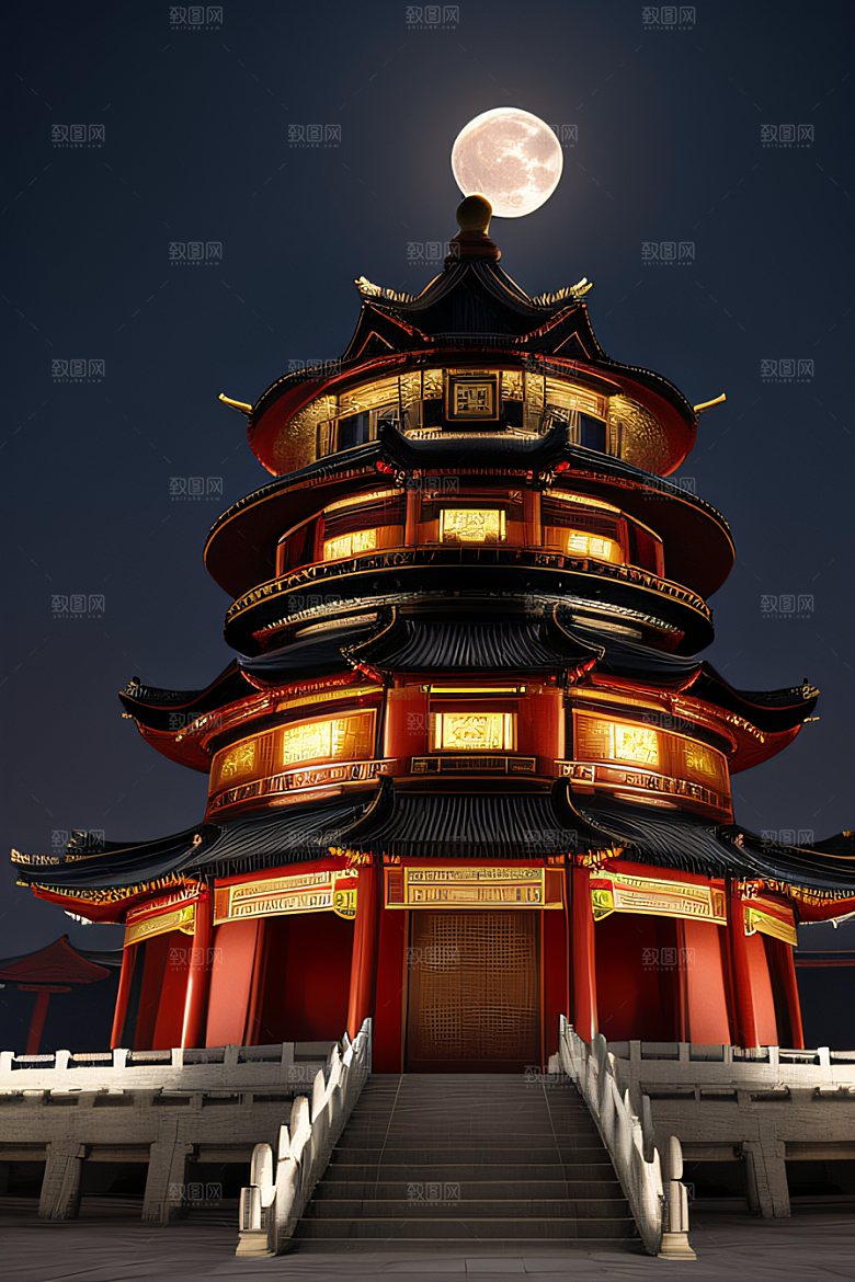 唯美意境富有中国风的宫殿艺术之站