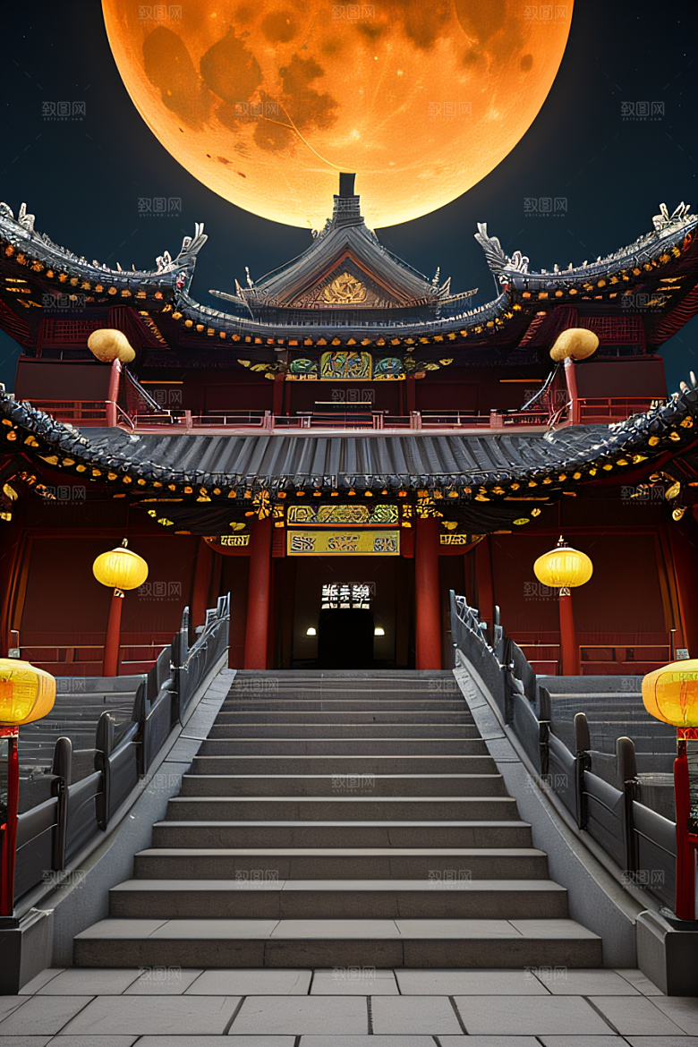 唯美意境富有中国风的宫殿艺术之站