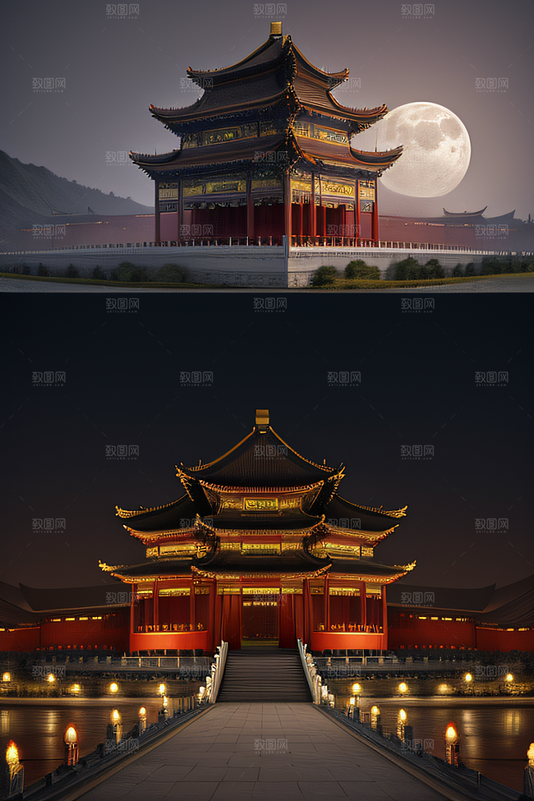 唯美意境富有中国风的宫殿艺术之站