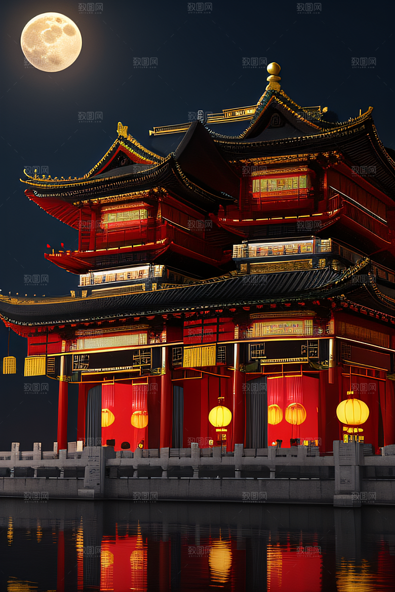 唯美意境富有中国风的宫殿艺术之站