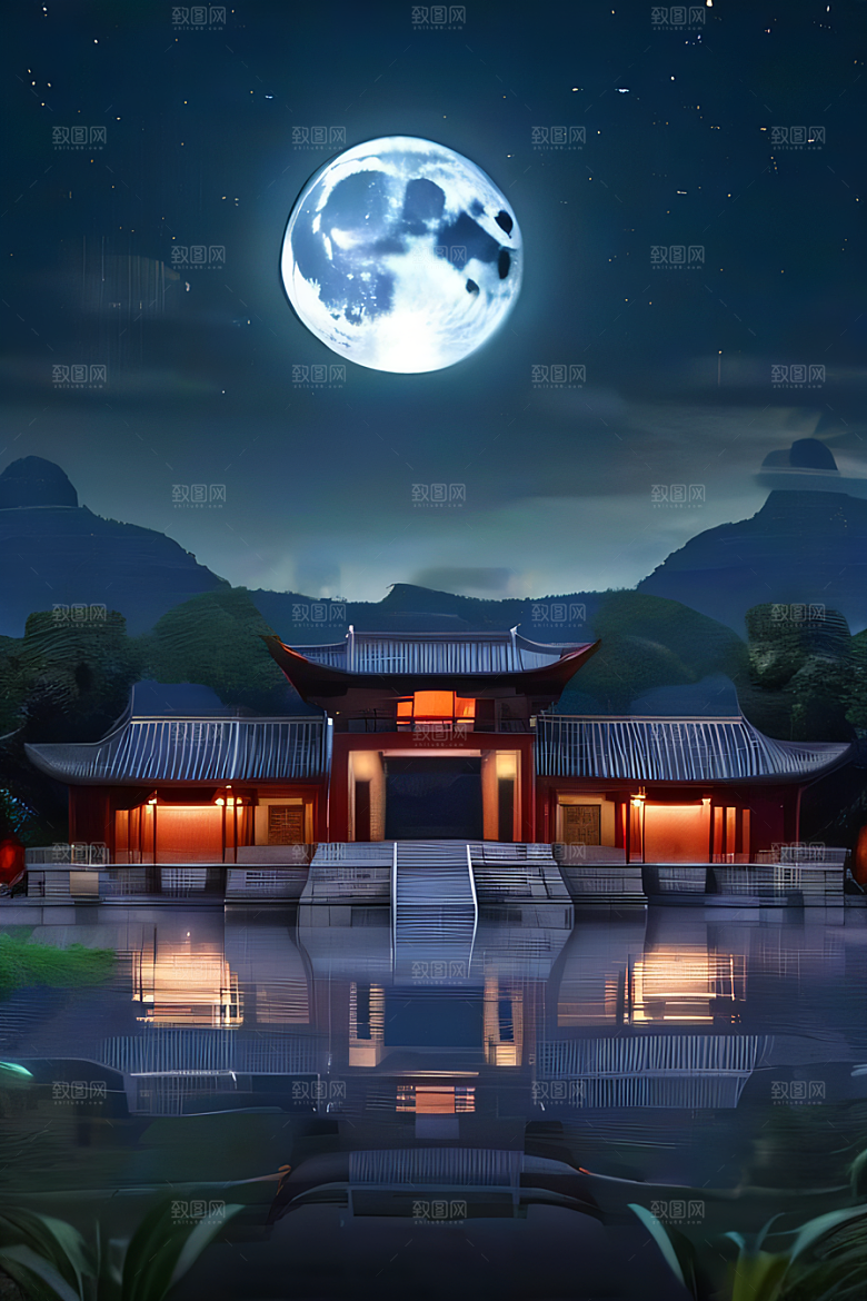 华美绝伦高清4K中国宫殿诗意画卷