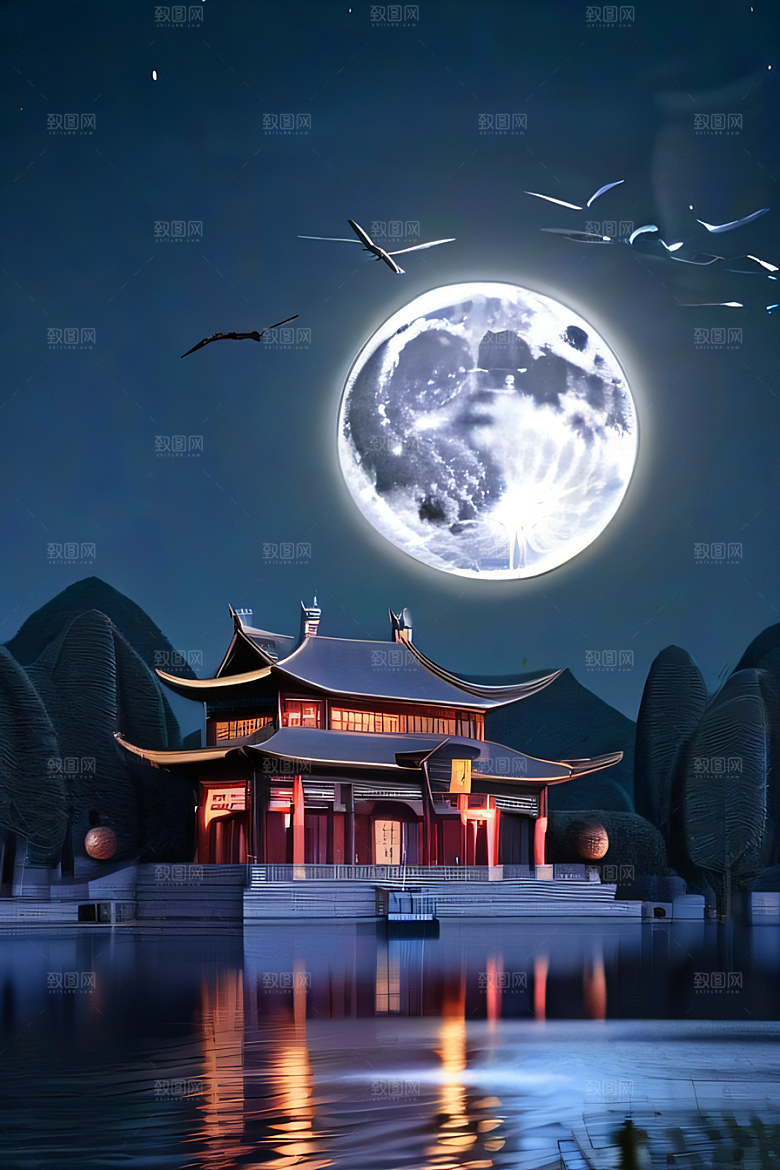 华美绝伦高清4K中国宫殿诗意画卷
