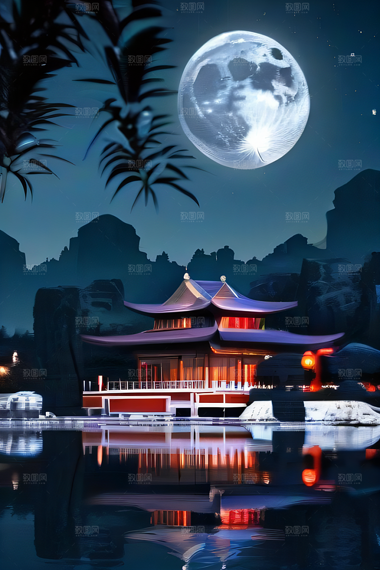 华美绝伦高清4K中国宫殿诗意画卷