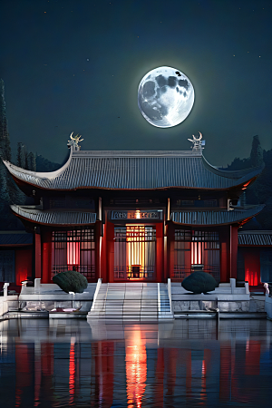 华美绝伦高清4K中国宫殿诗意画卷