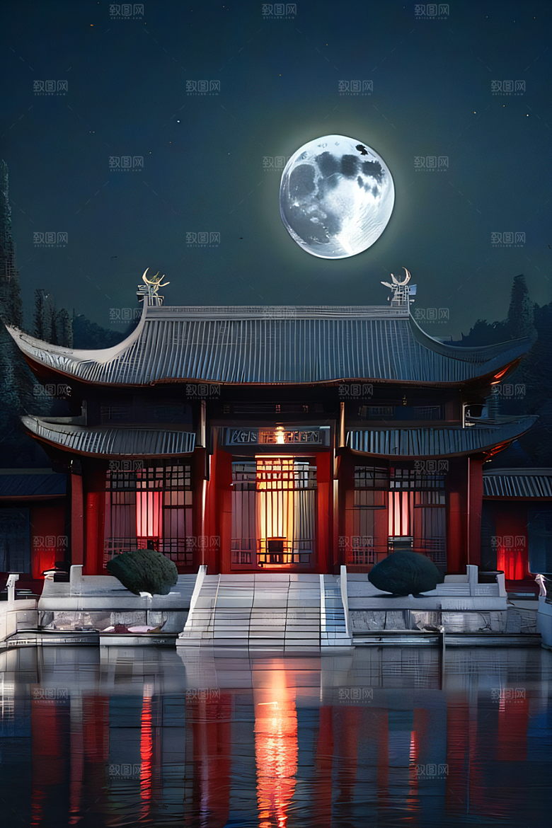 华美绝伦高清4K中国宫殿诗意画卷