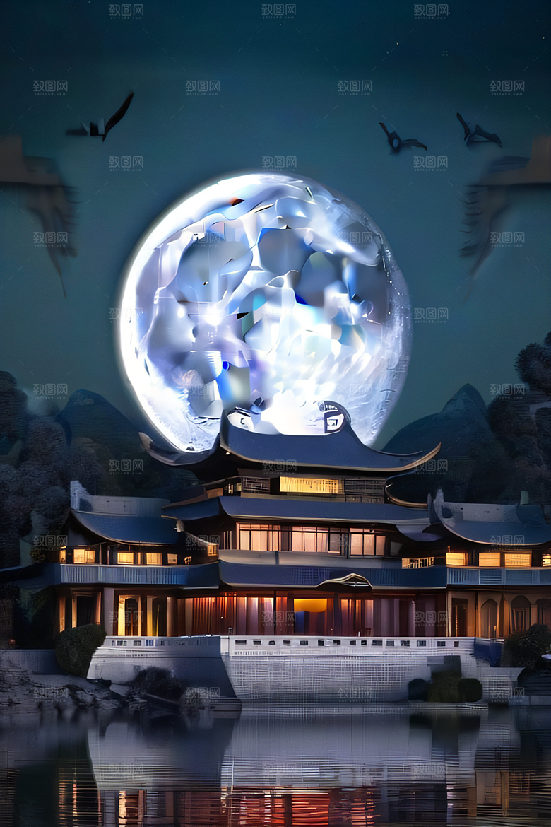 华美绝伦高清4K中国宫殿诗意画卷