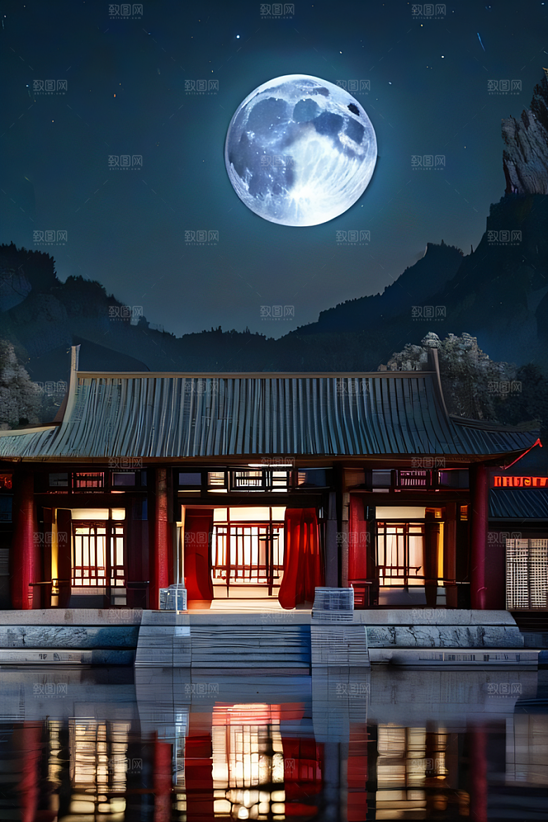 华美绝伦高清4K中国宫殿诗意画卷