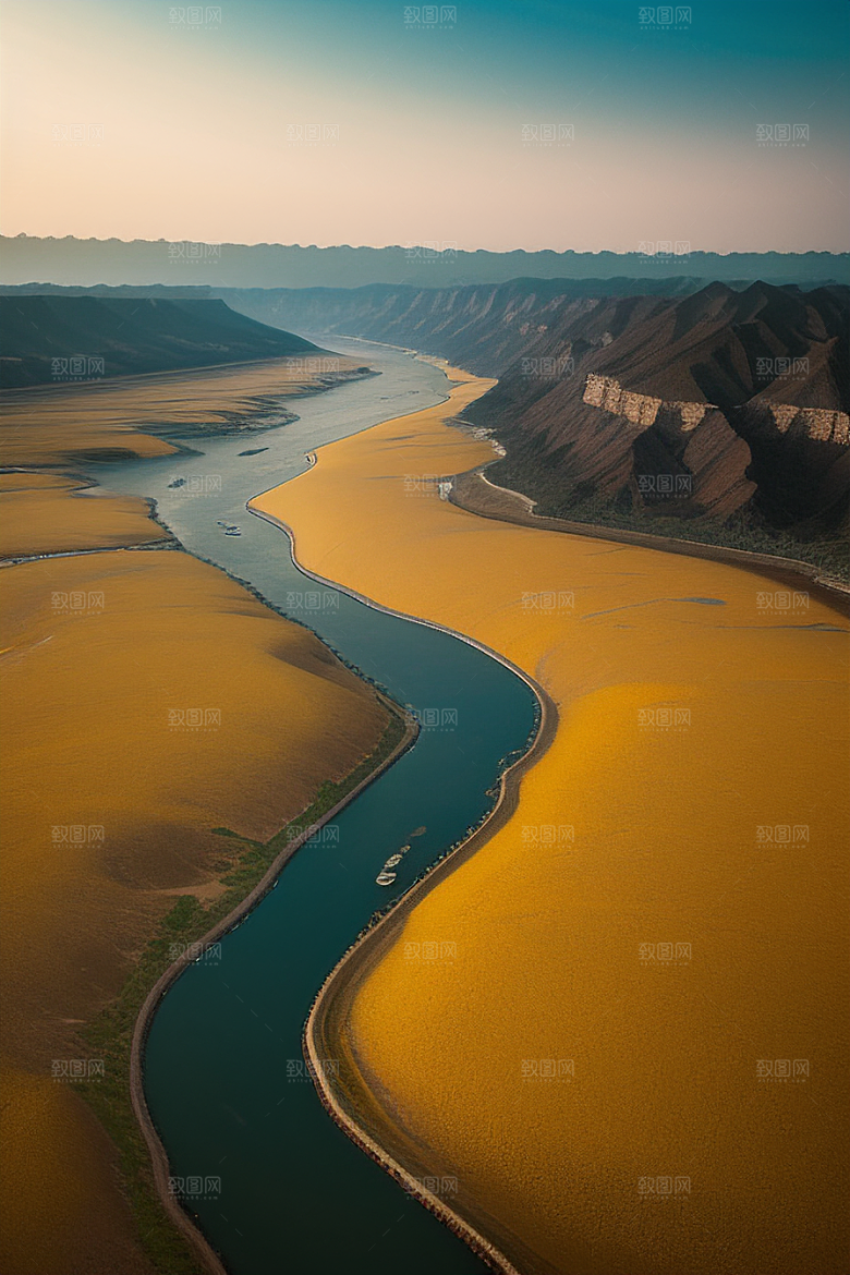 俯瞰黄河入海的旅行体验
