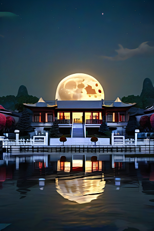 华美绝伦高清4K中国宫殿诗意画卷
