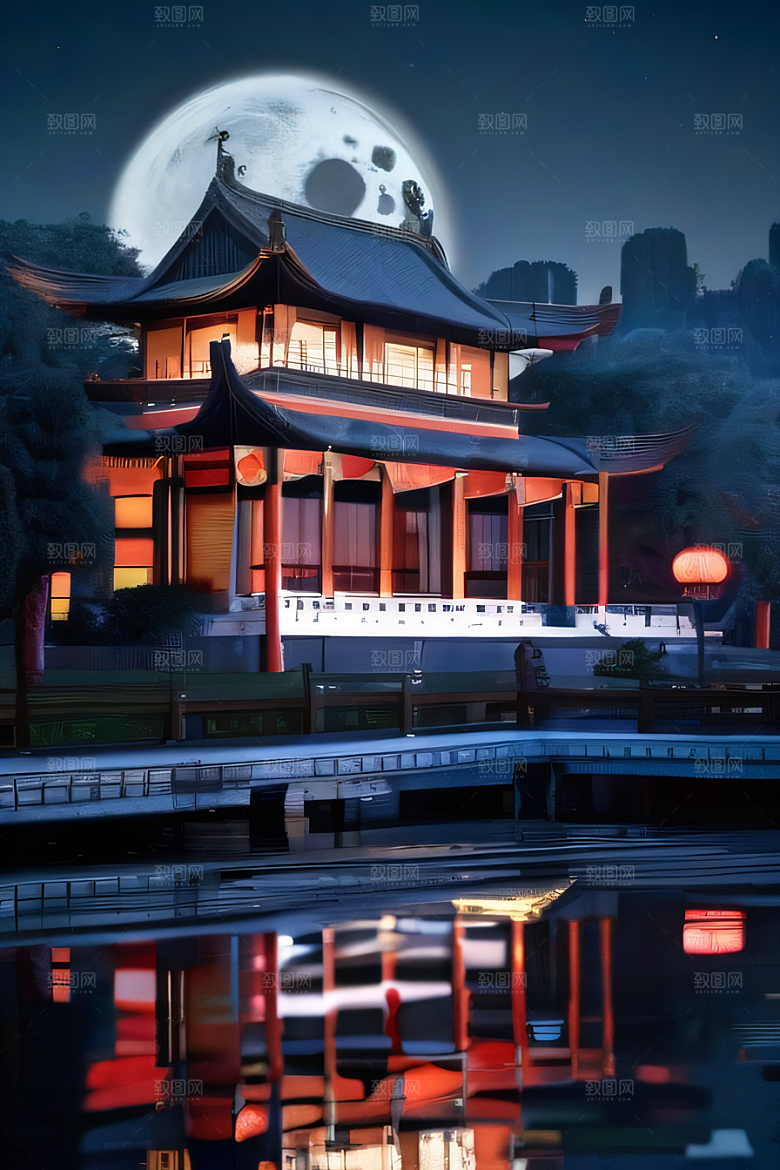 华美绝伦高清4K中国宫殿诗意画卷