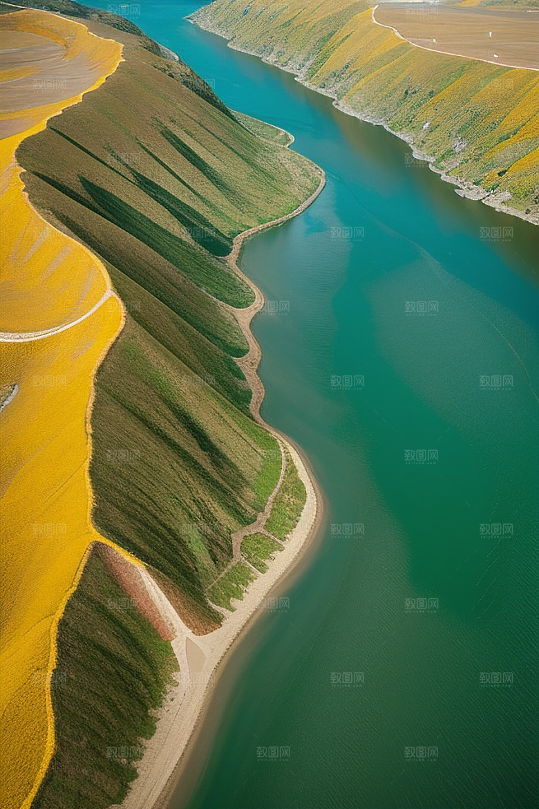 俯瞰黄河入海的旅行体验