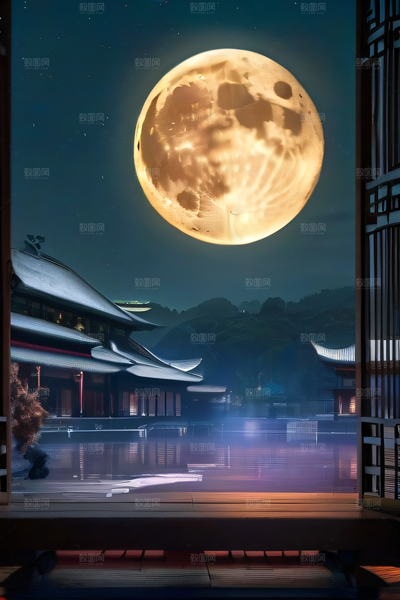 月明如水壮丽中国宫殿艺术之美