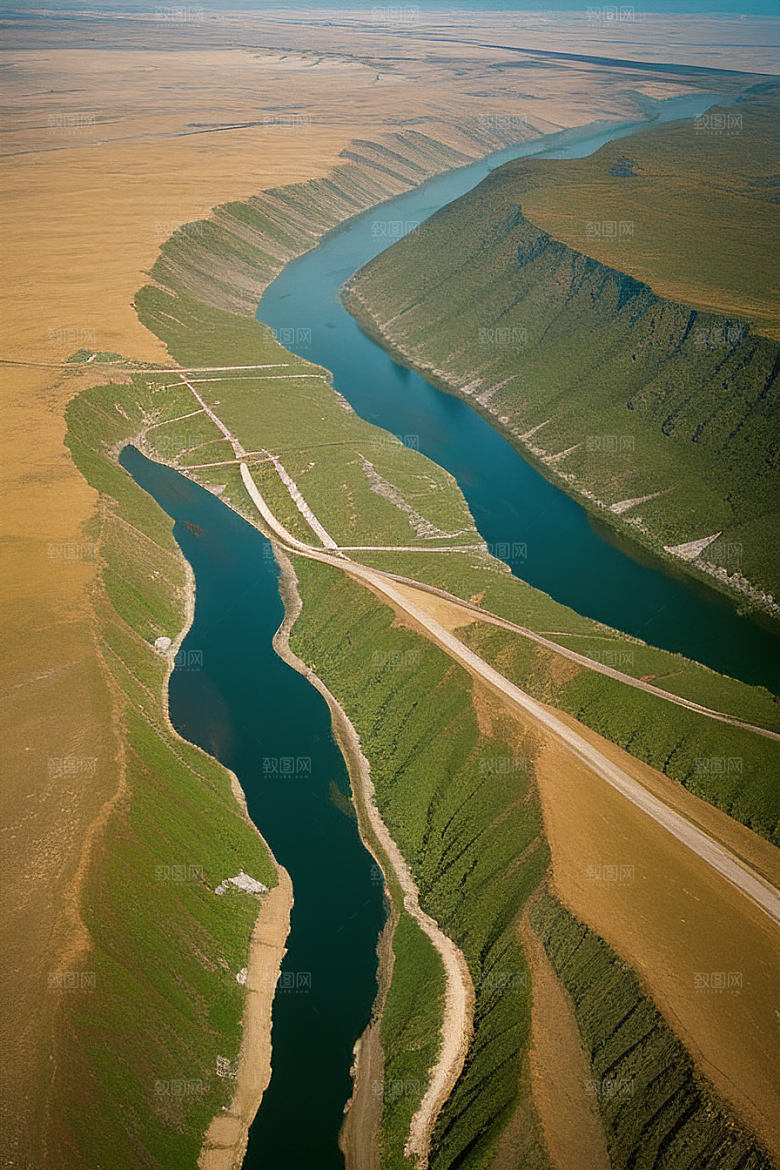 黄河入海流的诗意画面