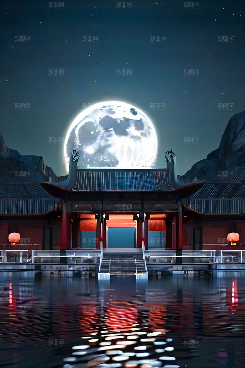 唯美意境富有中国风的宫殿艺术之站