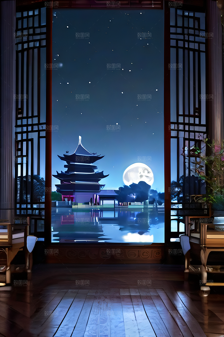 唯美意境富有中国风的宫殿艺术之站