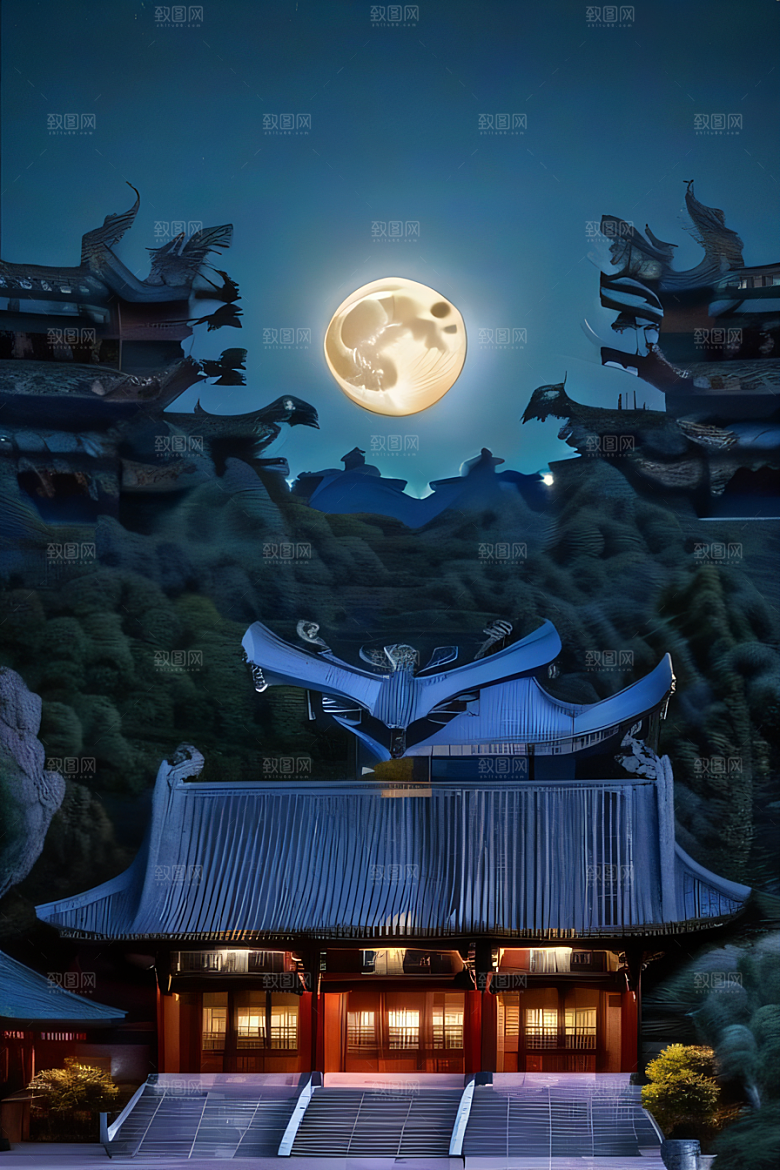 唯美意境富有中国风的宫殿艺术之站