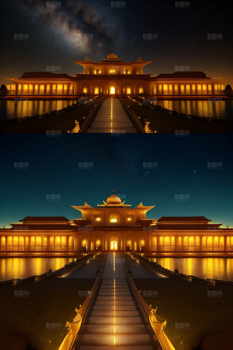 壮丽巨型宫殿细节完美呈现