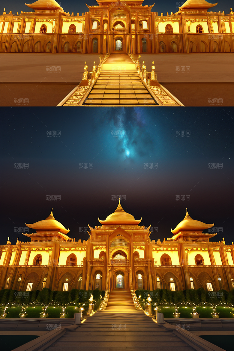 金壁辉煌眩目迷人