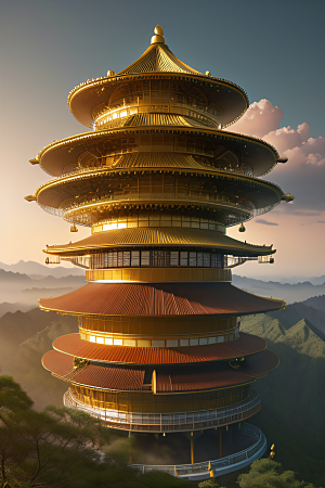 超高清风景全景呈现细节精细