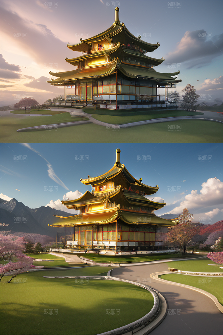 超高清风景全景呈现细节精细
