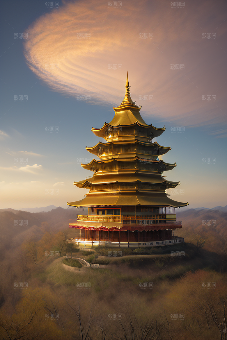 梦幻宫殿金光闪耀超高清像素