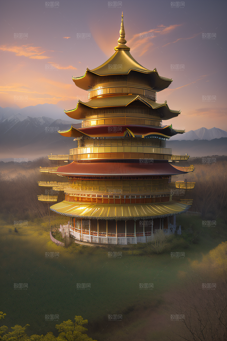 梦幻宫殿金光闪耀超高清像素