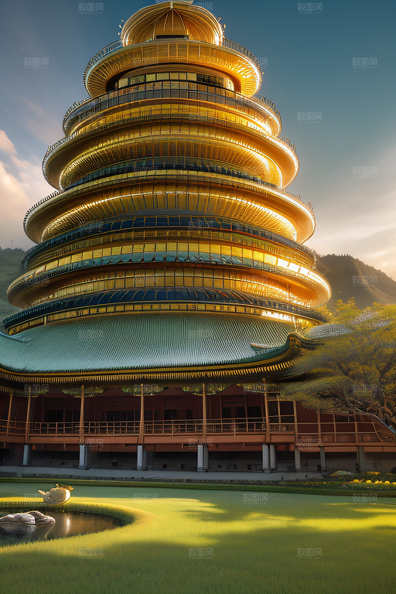 梦幻宫殿金光闪耀超高清像素