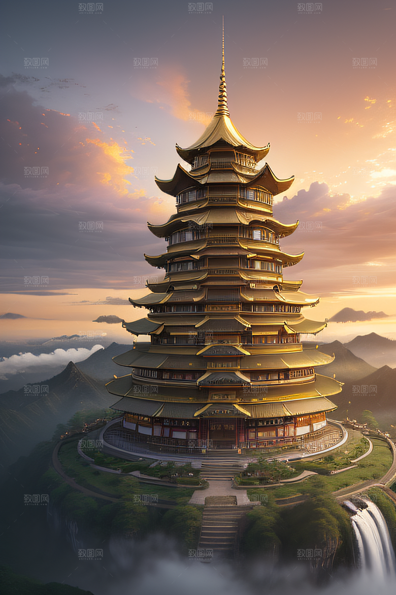 天空中舞动的黄金春宫