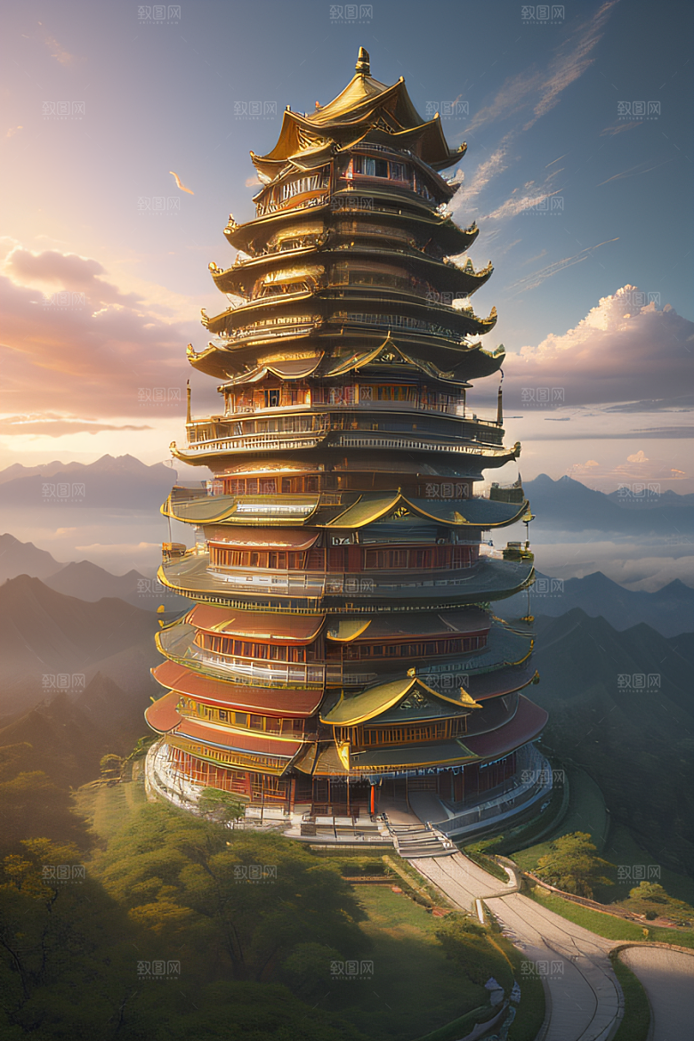 神秘插画奇幻绘画鸟居薰的杰作