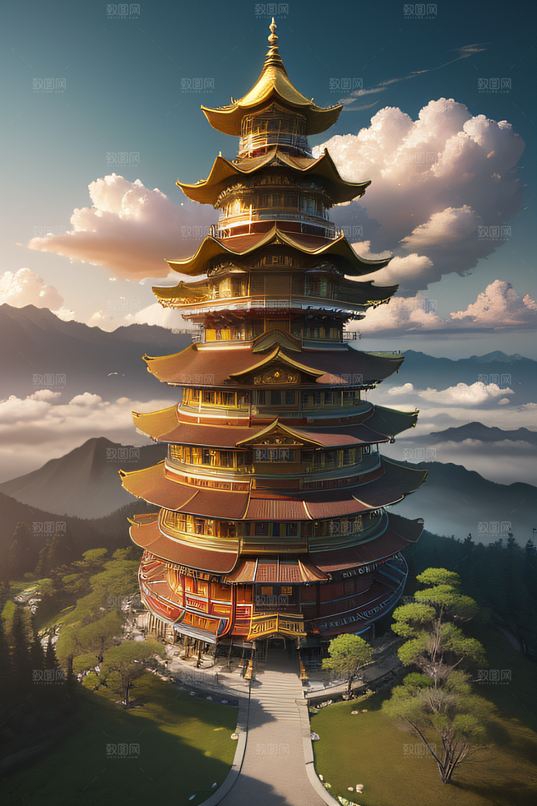 超高清风景全景呈现细节精细