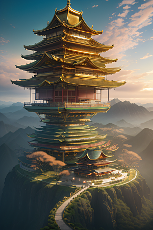 超高清风景全景呈现细节精细