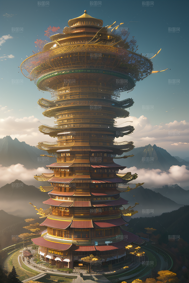 超高清风景全景呈现细节精细