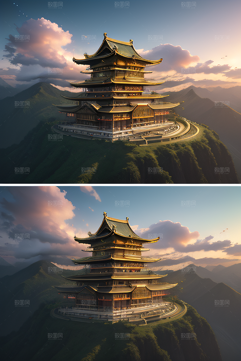 超高清风景全景呈现细节精细