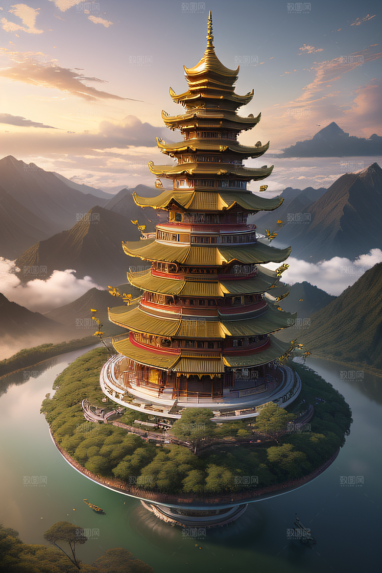 超高清风景全景呈现细节精细