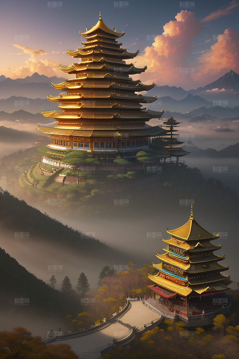 超高清风景全景呈现细节精细