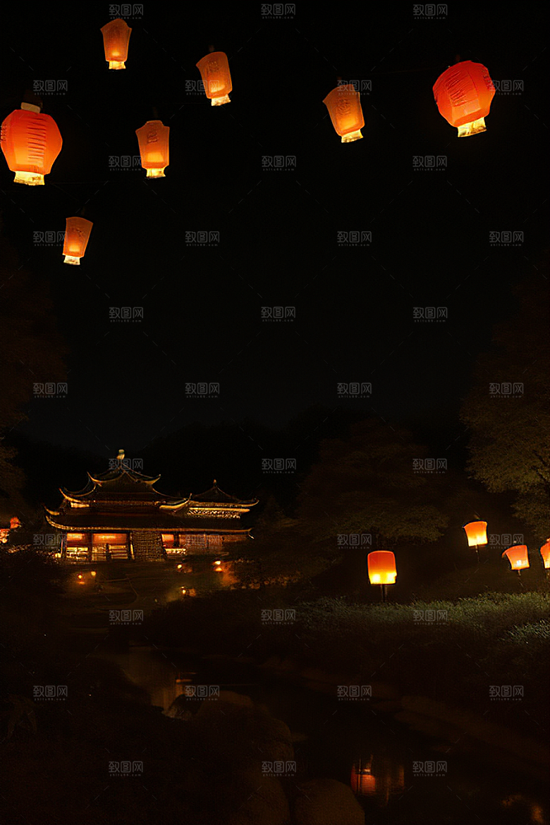 孔明灯祈福与情感寄托