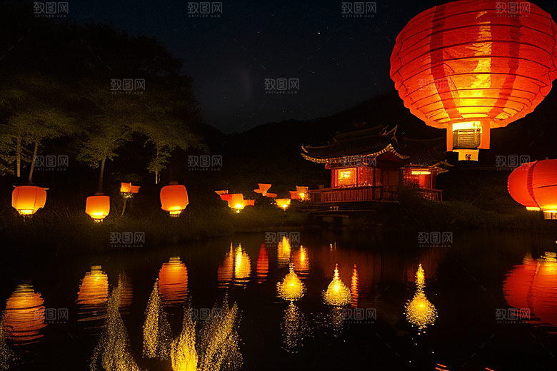 孔明灯祈福的民间传说